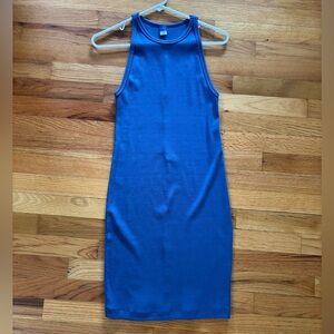 Old Navy Sleeveless Blue Midi Dress